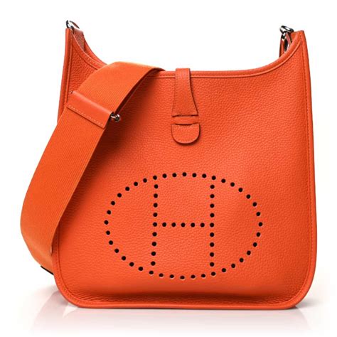 hermes evelyne red price|hermes evelyne price guide.